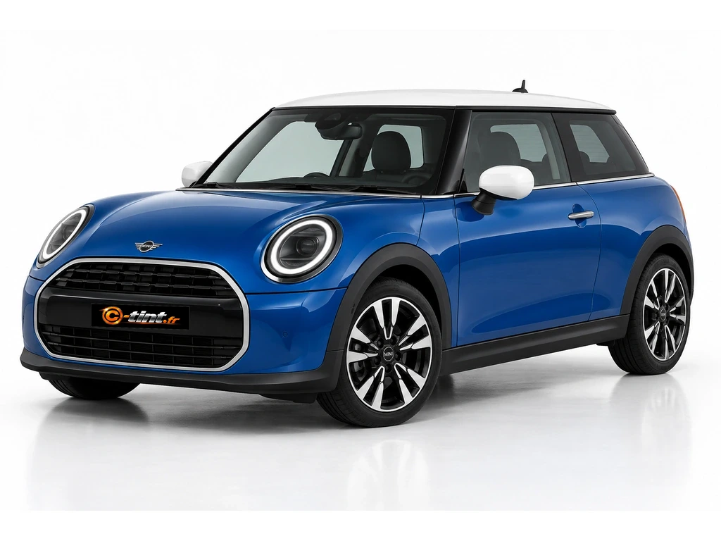 MINI One et Cooper F66 — Génération 4 — 3 portes · Citadine · 3 portes — vue trois-quarts avant vers la gauche