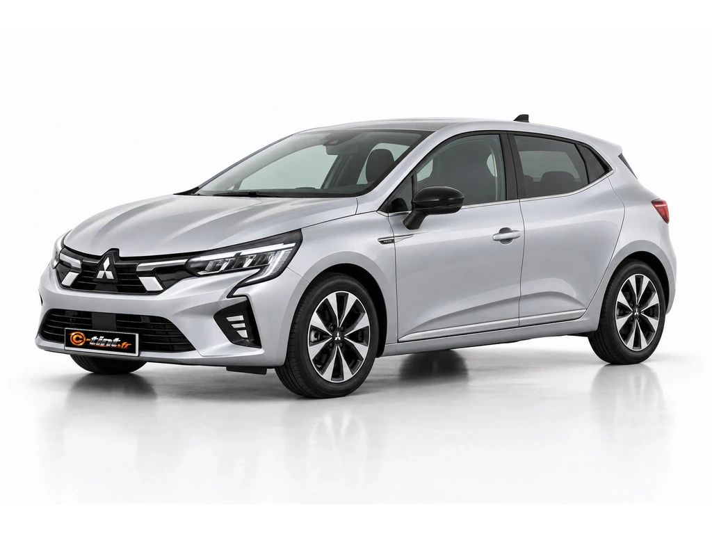 Mitsubishi Colt Génération 7 · Compacte à hayon · 5 portes — vue trois-quarts avant vers la gauche