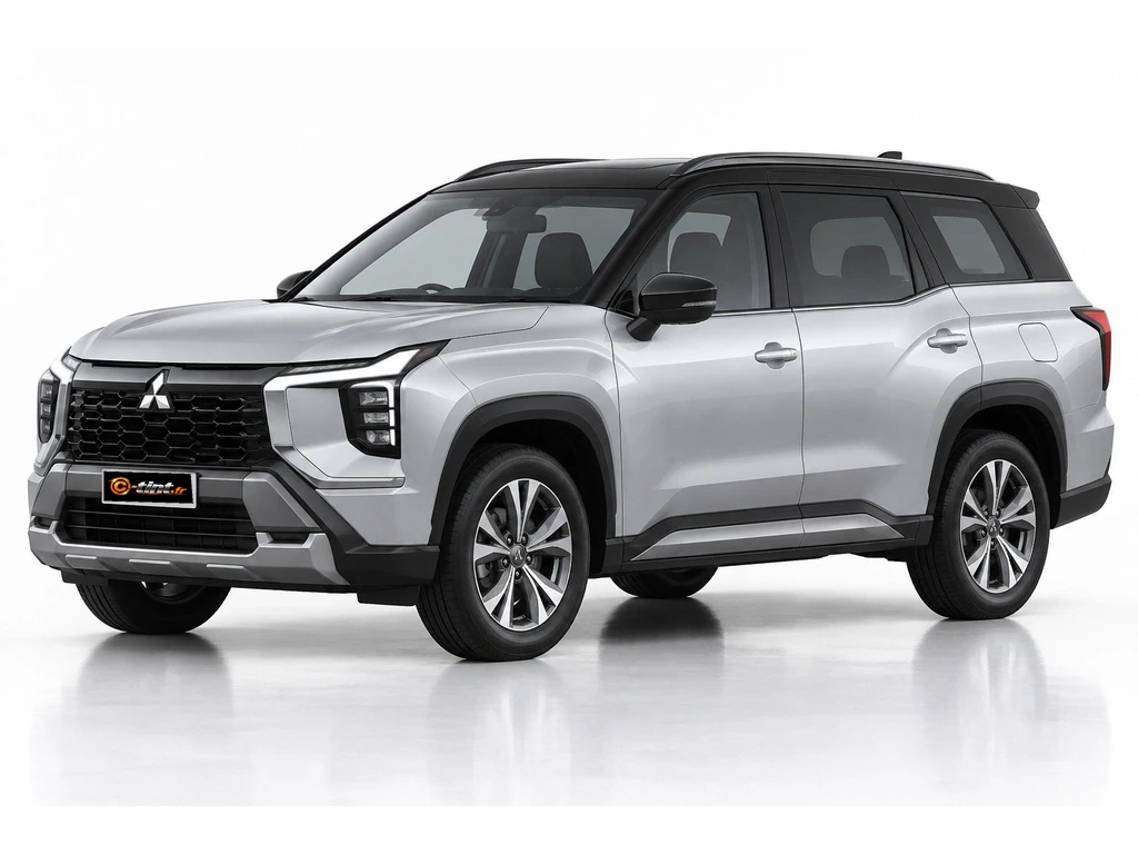 Mitsubishi Destinator Génération 1 · SUV 7 places · 5 portes — vue trois-quarts avant vers la gauche
