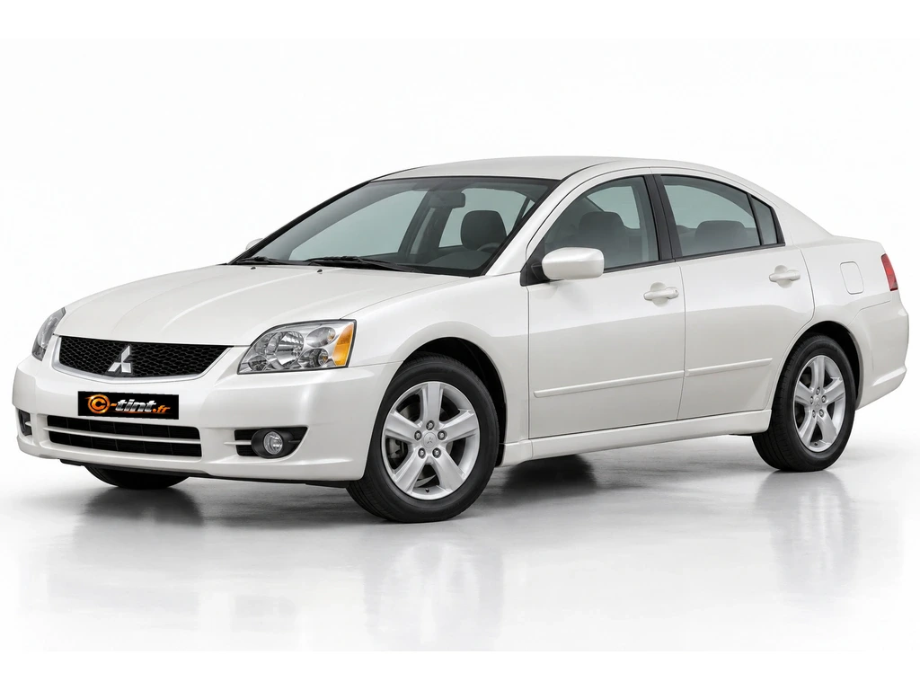 Mitsubishi Galant Génération 9 — Berline · Berline · 4 portes — vue trois-quarts avant vers la gauche