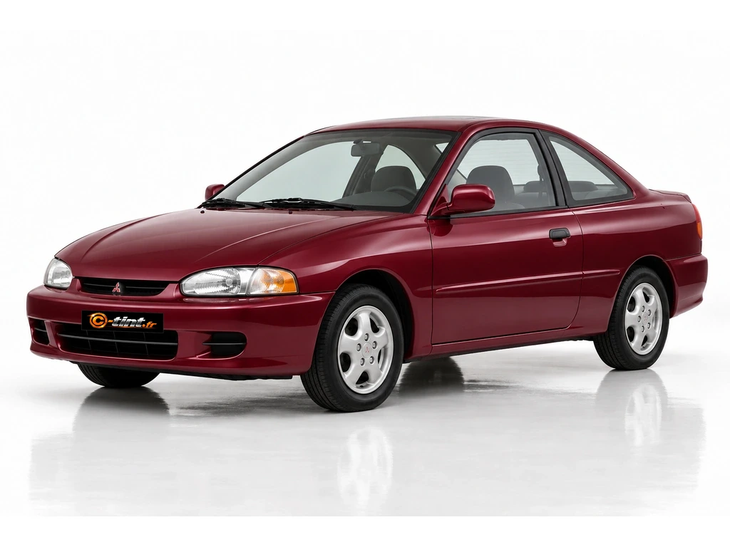 Mitsubishi Lancer Génération 6 — Coupe · Coupe · 2 portes — vue trois-quarts avant vers la gauche