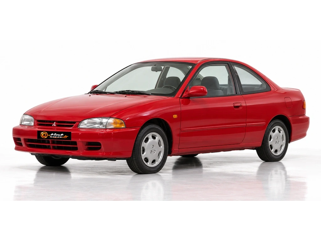 Mitsubishi Mirage CA — Génération 4 — Coupé · Coupé · 2 portes — vue trois-quarts avant vers la gauche