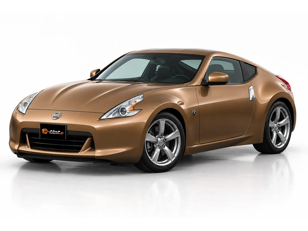 Nissan 370Z Z34 — Génération 1 — Coupe · Coupé · 3 portes — vue trois-quarts avant vers la gauche