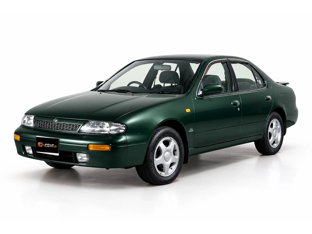 Nissan Bluebird U13 — Berline · Berline · 4 portes — vue trois-quarts avant vers la gauche