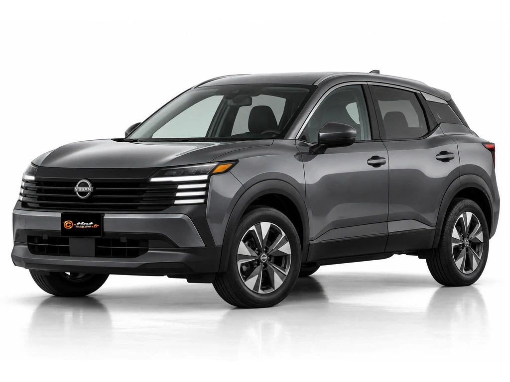 Nissan Kicks P16 — Génération 2 · SUV · 5 portes — vue trois-quarts avant vers la gauche