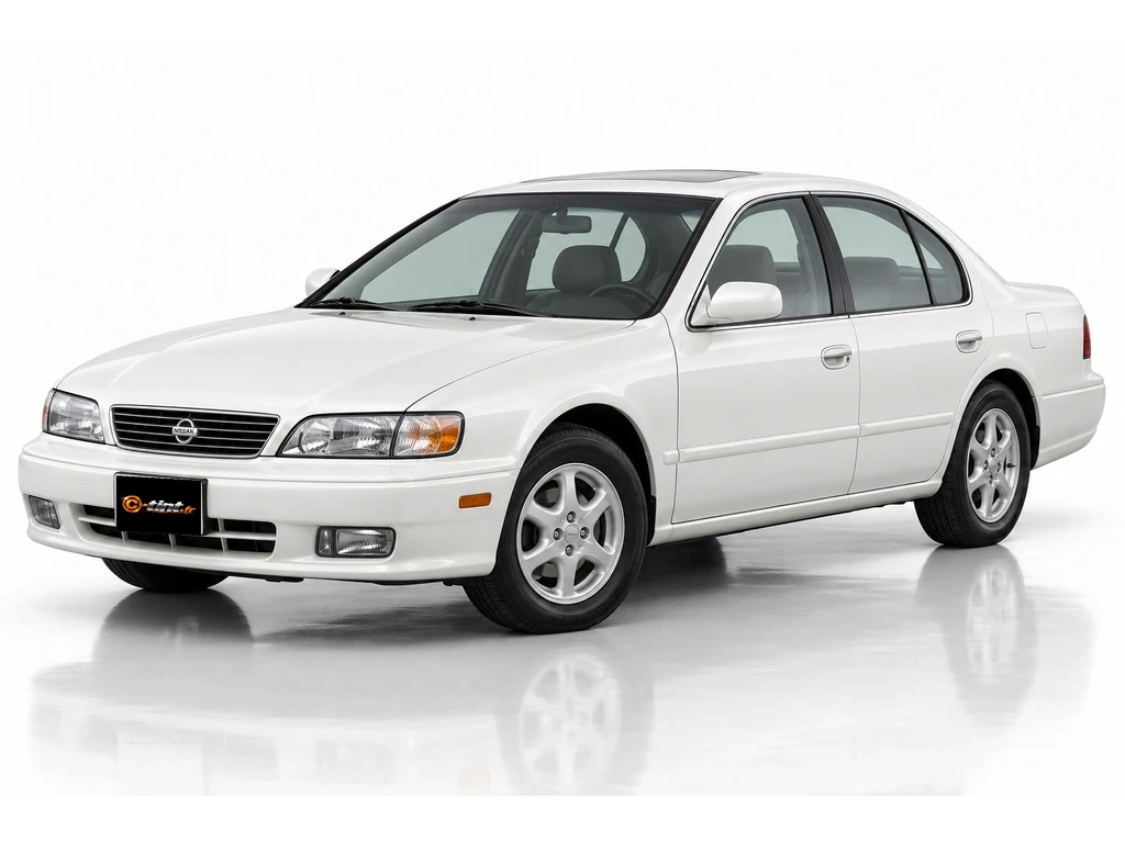 Nissan Maxima A32 — Génération 4 — Berline · Berline · 4 portes — vue trois-quarts avant vers la gauche