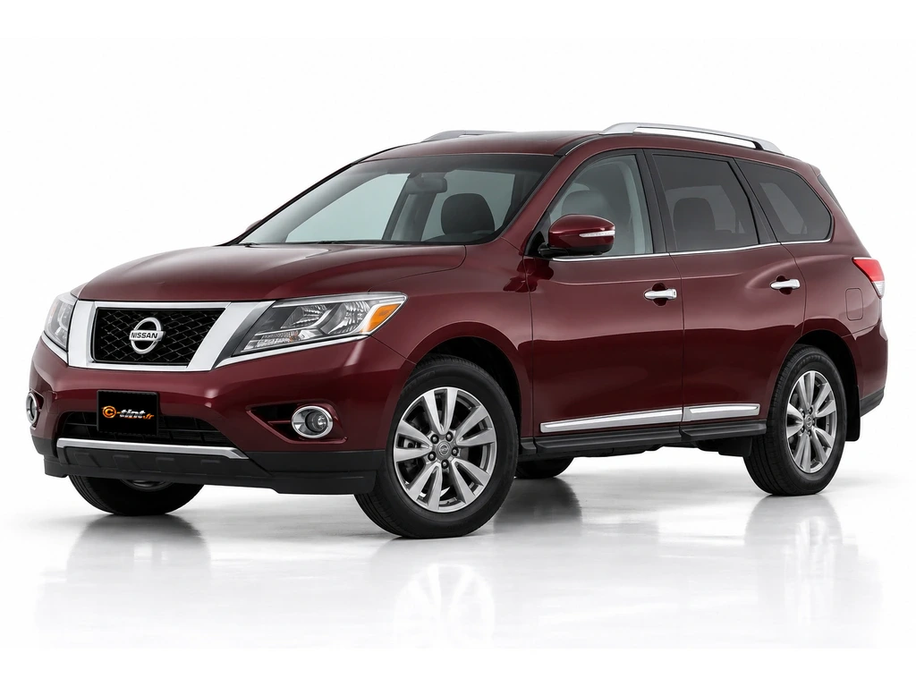 Nissan Pathfinder R52 — Génération 4 · SUV · 5 portes — vue trois-quarts avant vers la gauche