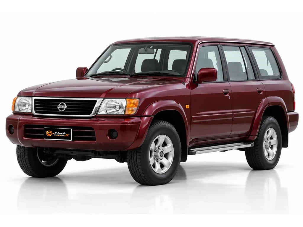 Nissan Patrol Y61 — Phase 1 · SUV · 5 portes — vue trois-quarts avant vers la gauche