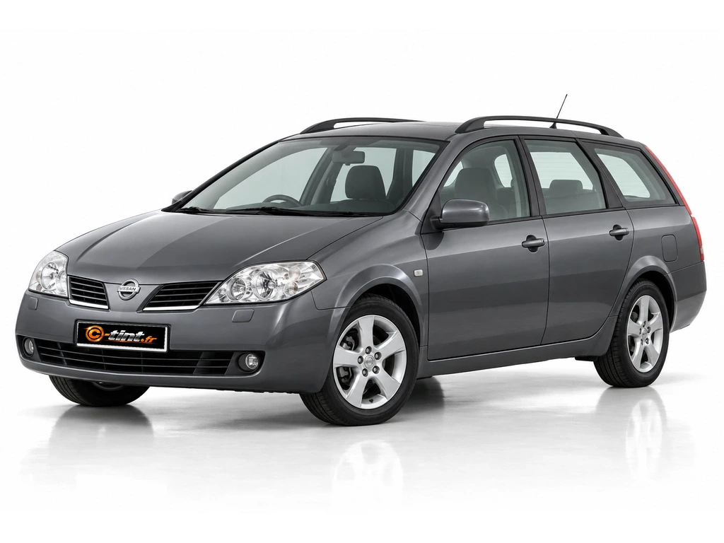 Nissan Primera P12 — Génération 3 — Break · Break · 5 portes — vue trois-quarts avant vers la gauche