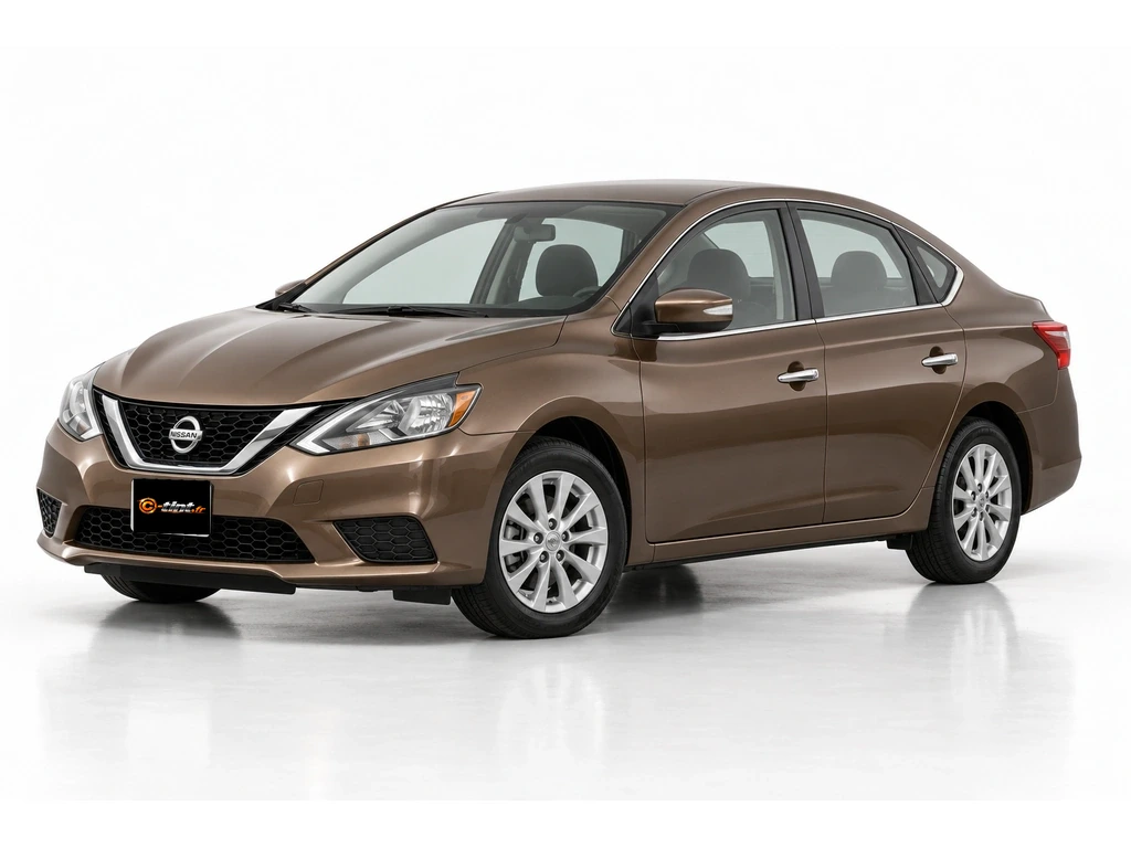 Nissan Sentra B17 — Génération 7 — Berline · Berline · 4 portes — vue trois-quarts avant vers la gauche