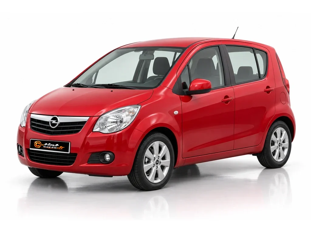 Opel Agila B — Génération 2 · Monospace · 5 portes — vue trois-quarts avant vers la gauche