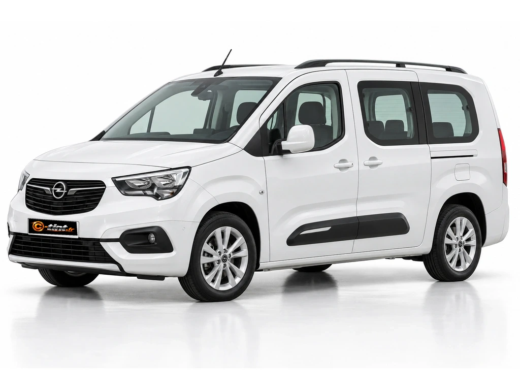 Opel Combo K9 — E Court — vitres descendantes et lunette ouvrante du hayon · Monospace · 5 portes — vue trois-quarts avant vers la gauche
