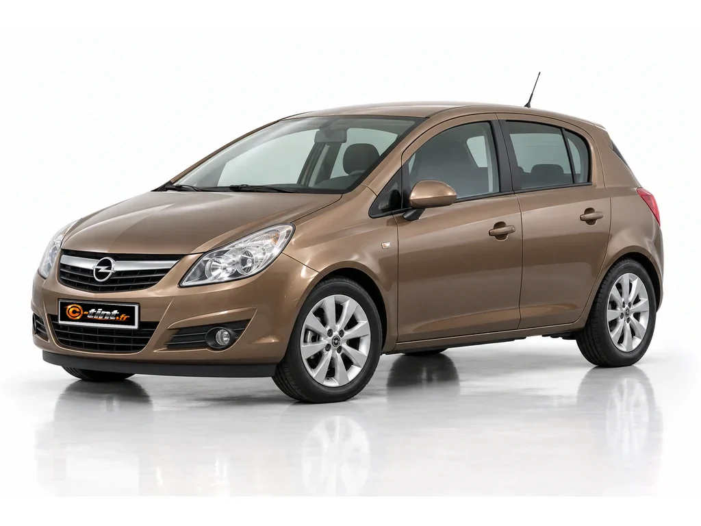 Opel Corsa D — 5 portes · Berline compacte · 5 portes — vue trois-quarts avant vers la gauche