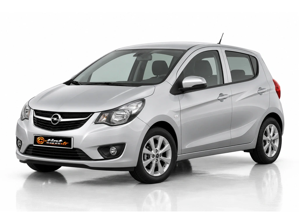Opel Karl Génération 1 · Berline compacte · 5 portes — vue trois-quarts avant vers la gauche