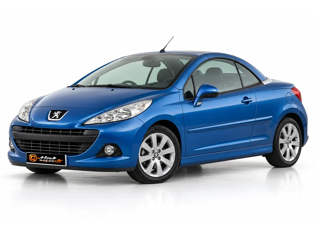 Kit vitre teintée Peugeot 207 · W*** — CC Cabriolet · 2007–2015 · Cabriolet · 2 portes · 2