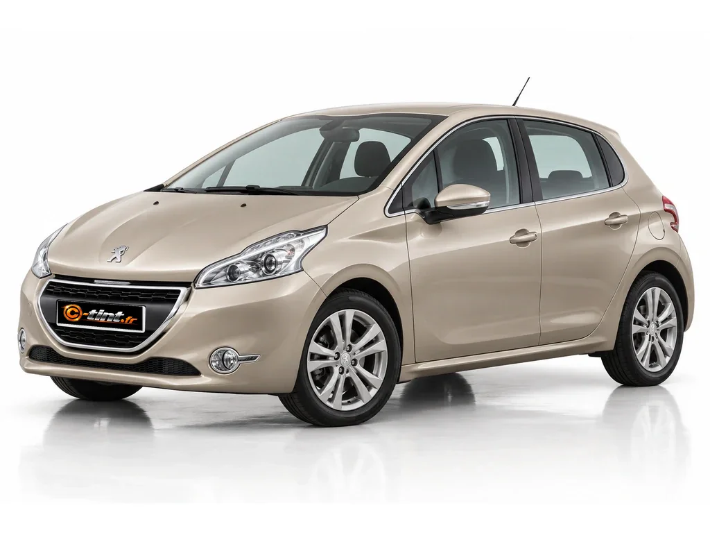 Kit vitre teintée Peugeot 208 · A9 — Génération 1 · 2012–2019 · Berline compacte · 5 portes · 5