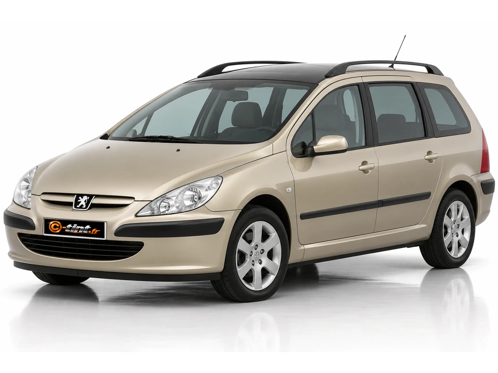 Peugeot 307 3***** — Génération 1 — SW Break · Break · 5 portes — vue trois-quarts avant vers la gauche