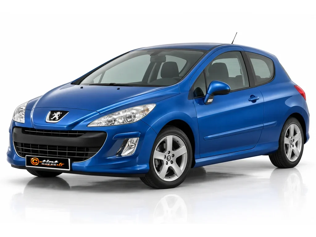 Kit vitre teintée Peugeot 308 · 4***** — Génération 1 · 2007–2014 · Berline compacte · 3 portes · 3