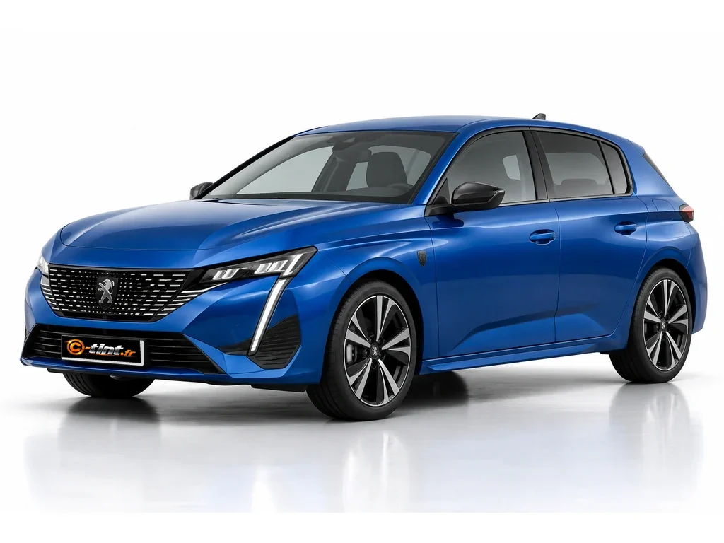 Kit vitre teintée Peugeot 308 · P5 — Génération 3 · 2021–actuel · Berline compacte · 5 portes · 5