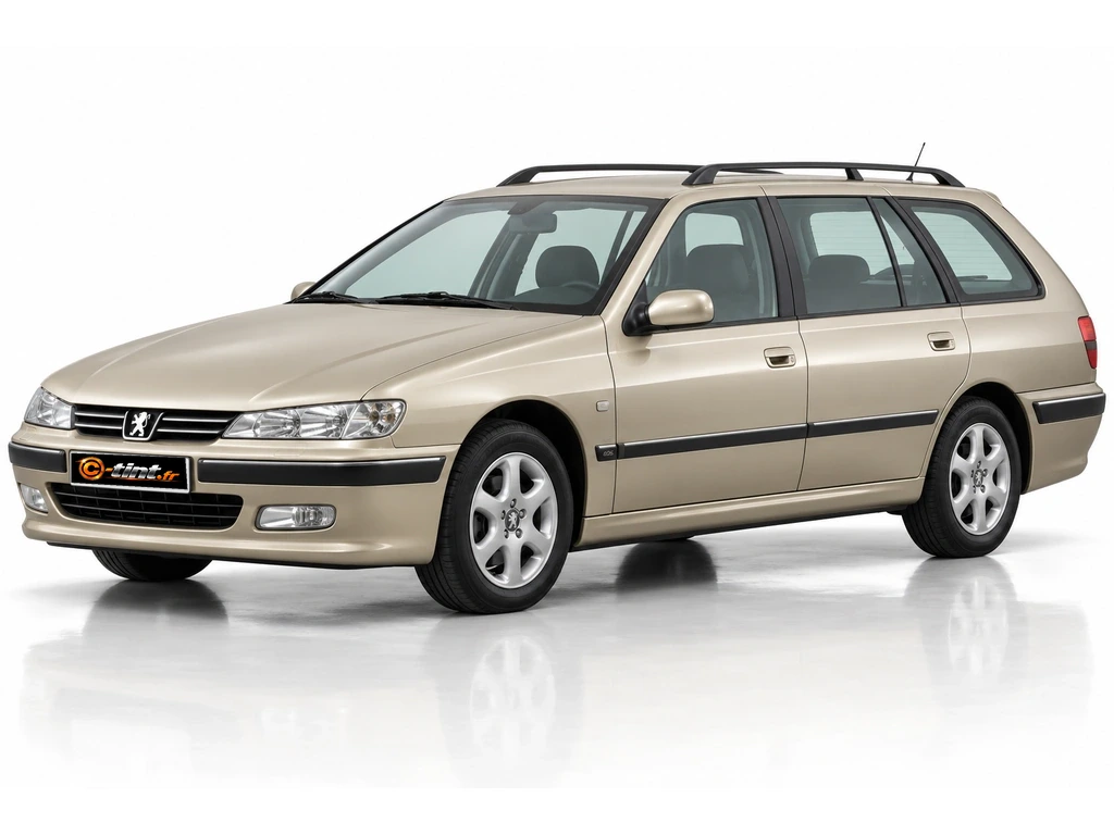 Peugeot 406 8B/E/F/V — Génération 1 — Break · Break · 5 portes — vue trois-quarts avant vers la gauche