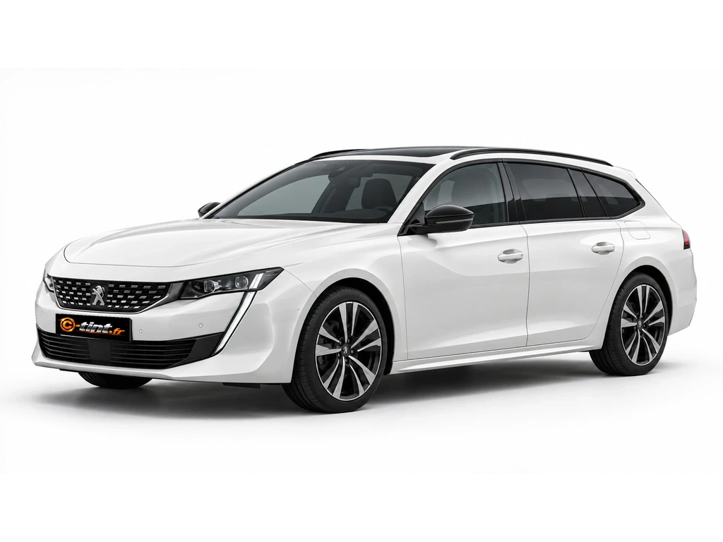 Peugeot 508 R83 — Génération 2 — SW Break · Break · 5 portes — vue trois-quarts avant vers la gauche