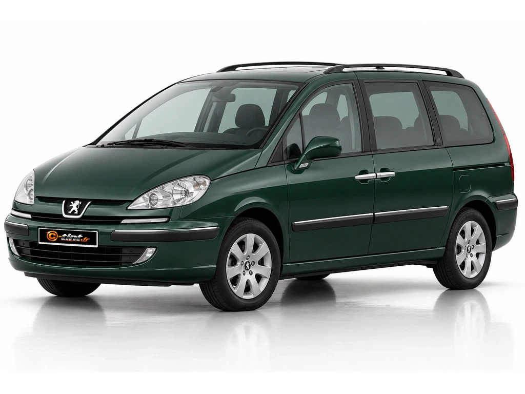 Peugeot 807 E***** · Monospace · 5 portes — vue trois-quarts avant vers la gauche