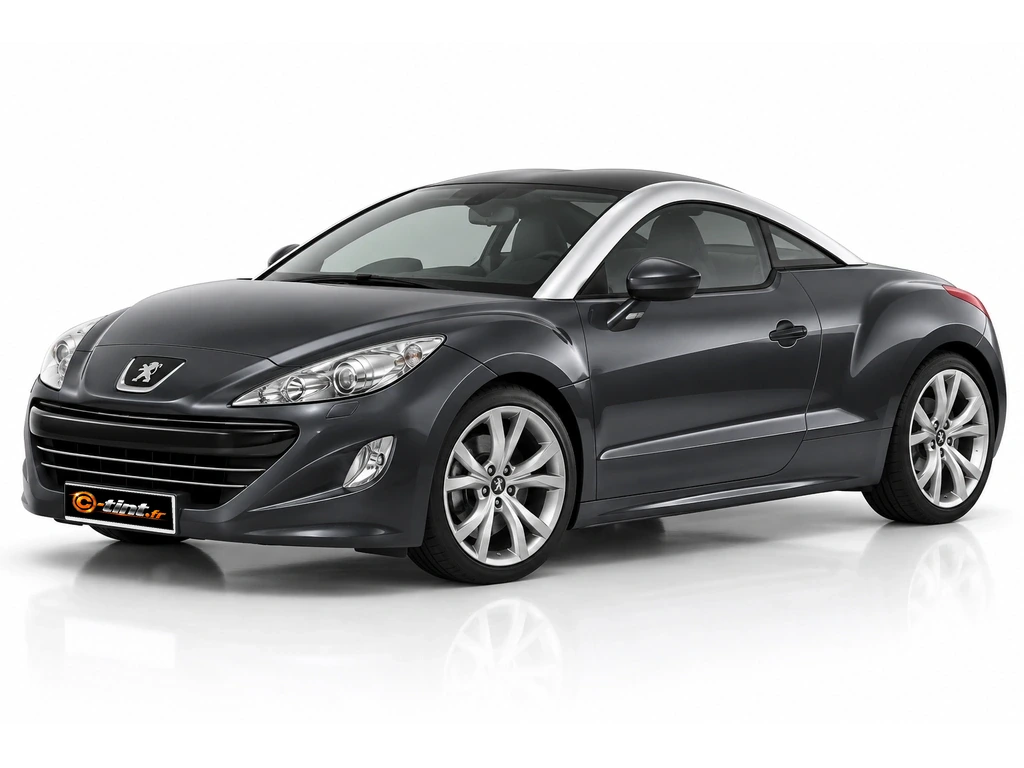 Peugeot RCZ 4J — Coupe — sans lunette arrière · Coupé · 2 portes — vue trois-quarts avant vers la gauche