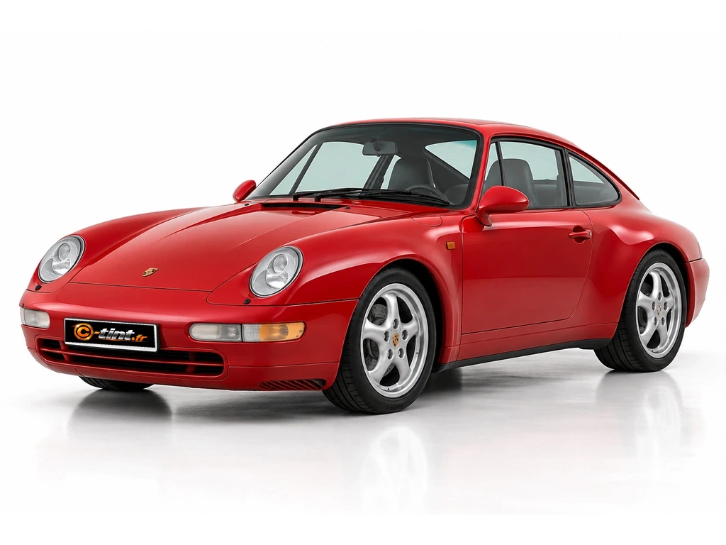 Porsche 911 993 — Génération 4 — Coupe · Coupé · 2 portes — vue trois-quarts avant vers la gauche