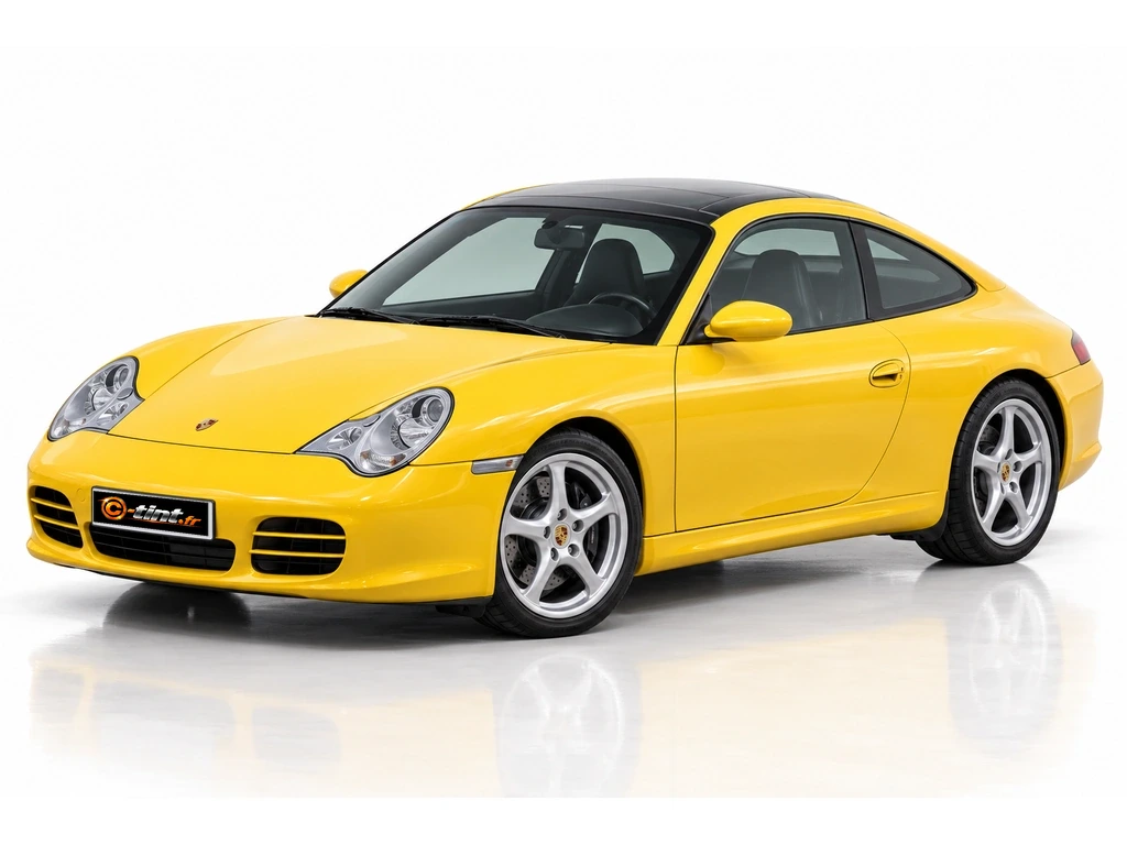 Porsche 911 996 — Génération 5 — Targa Coupe · Cabriolet · 2 portes — vue trois-quarts avant vers la gauche