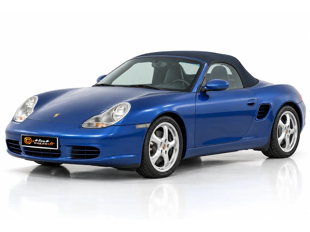 Porsche Boxster 986 — Génération 1 — Phase 2 — Cabriolet · Cabriolet · 2 portes — vue trois-quarts avant vers la gauche