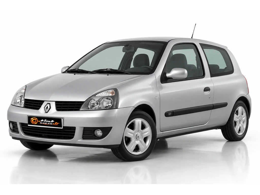 Kit vitre teintée Renault Clio · B — Génération 2 — Campus · 2005–2012 · Berline compacte · 3 portes · 3