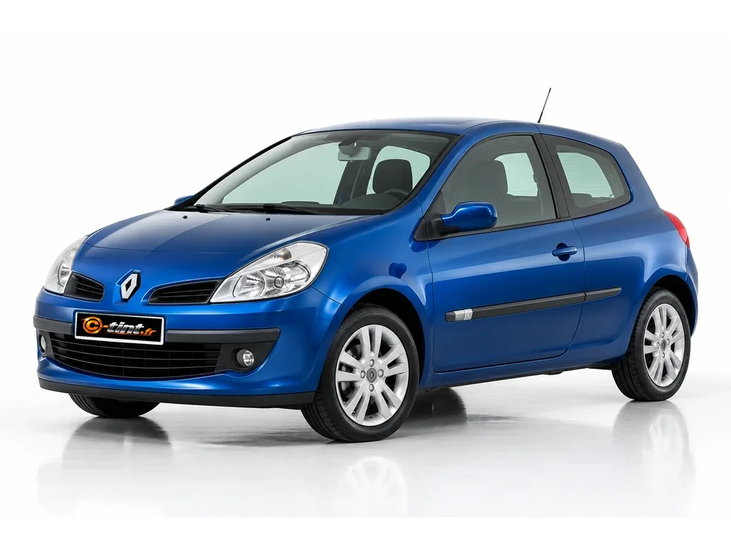 Kit vitre teintée Renault Clio · R — Génération 3 · 2005–2012 · Berline compacte · 3 portes · 3