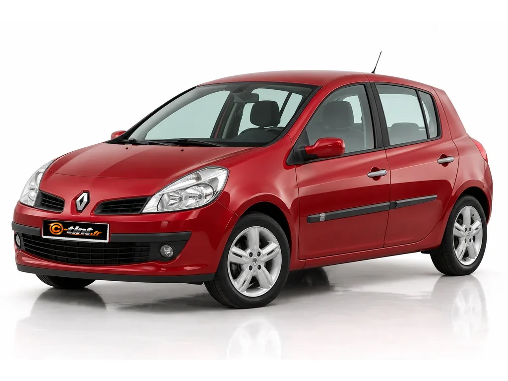 Kit vitre teintée Renault Clio · R — Génération 3 · 2005–2012 · Berline compacte · 5 portes · 5