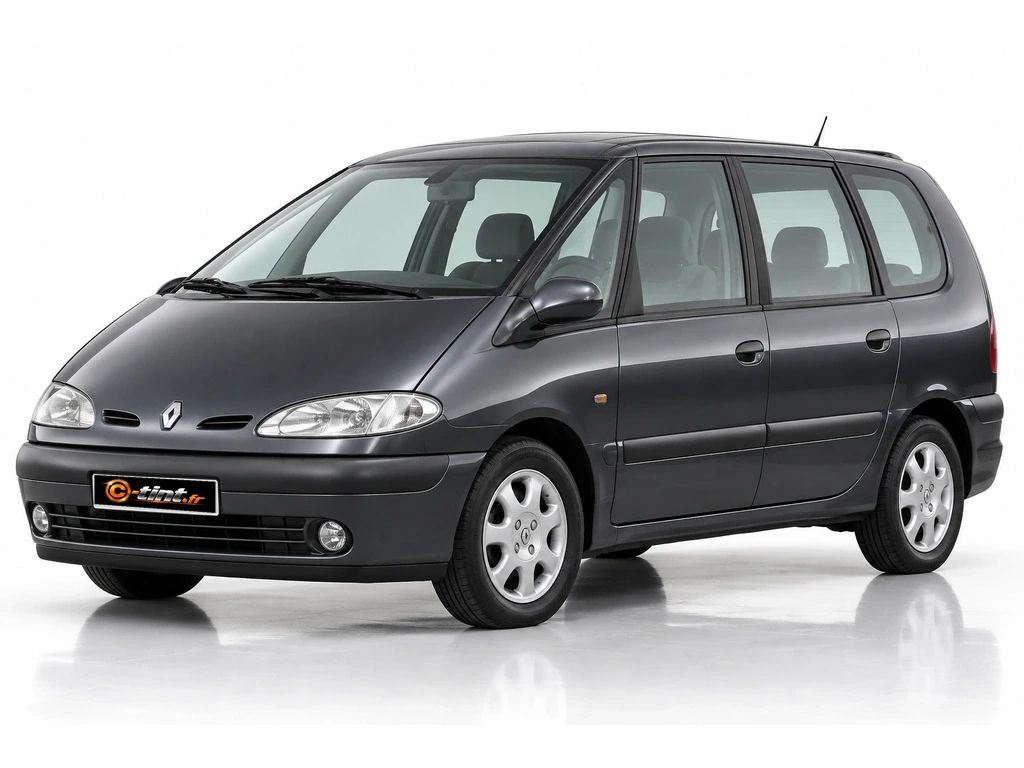Renault Espace JE — Génération 3 — Court — lunette arrière ouvrante · Monospace · 5 portes — vue trois-quarts avant vers la gauche