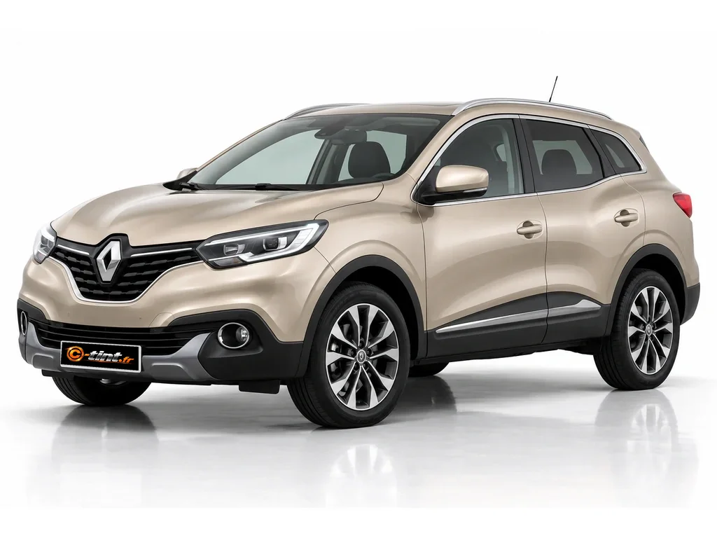 Renault Kadjar Génération 1 · SUV · 5 portes — vue trois-quarts avant vers la gauche
