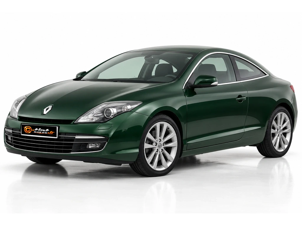Renault Laguna T — Génération 3 — Coupe · Coupé · 2 portes — vue trois-quarts avant vers la gauche