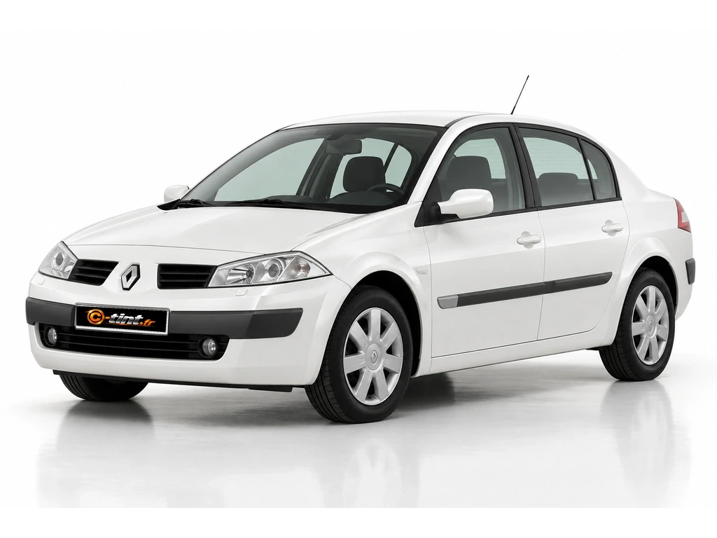 Renault Megane M — Génération 2 — Classic Berline · Berline · 4 portes — vue trois-quarts avant vers la gauche