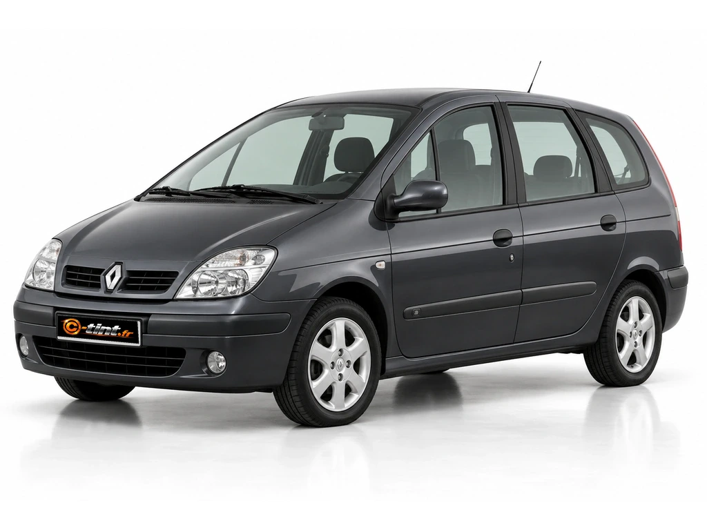Renault Scenic JA — Génération 1 — lunette arrière fixe · Monospace · 5 portes — vue trois-quarts avant vers la gauche