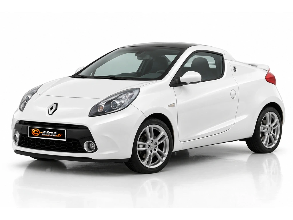 Renault Wind N — CC · Cabriolet · 2 portes — vue trois-quarts avant vers la gauche