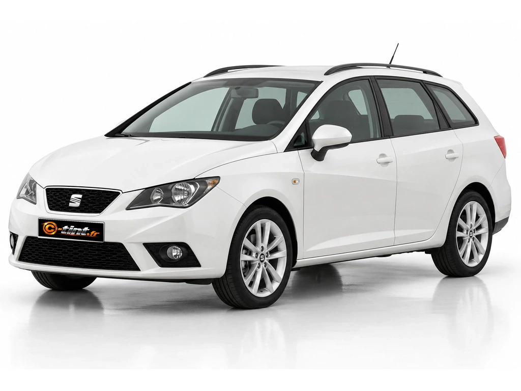 Seat Ibiza 6J/6JN — Génération 4 — ST Break · Break · 5 portes — vue trois-quarts avant vers la gauche