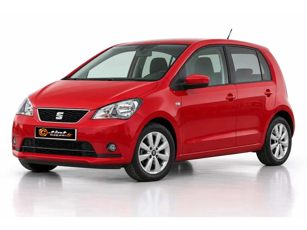 Seat Mii Génération 1 · Berline compacte · 5 portes — vue trois-quarts avant vers la gauche