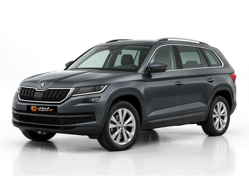 Skoda Kodiaq Génération 1 · SUV · 5 portes — vue trois-quarts avant vers la gauche
