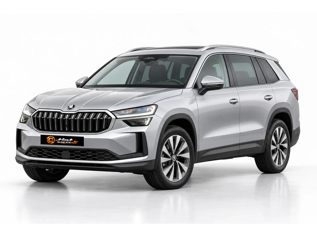 Skoda Kodiaq Génération 2 · SUV · 5 portes — vue trois-quarts avant vers la gauche