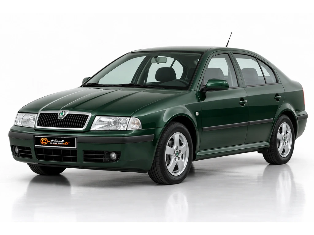 Skoda Octavia 1U — Génération 1 · Berline · 5 portes — vue trois-quarts avant vers la gauche