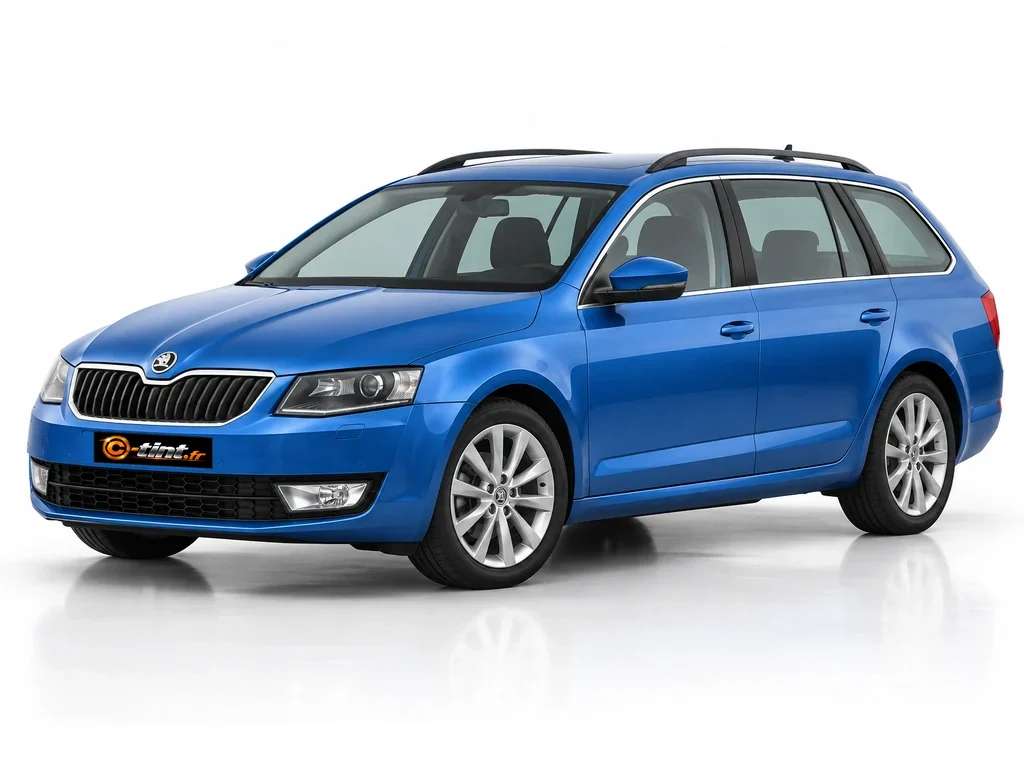 Skoda Octavia 5E — Génération 3 — Break · Break · 5 portes — vue trois-quarts avant vers la gauche