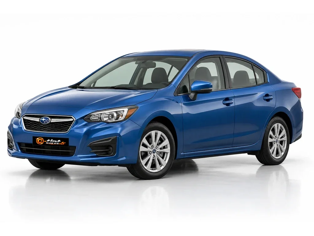 Subaru Impreza GK — Génération 5 — Berline · Berline · 4 portes — vue trois-quarts avant vers la gauche