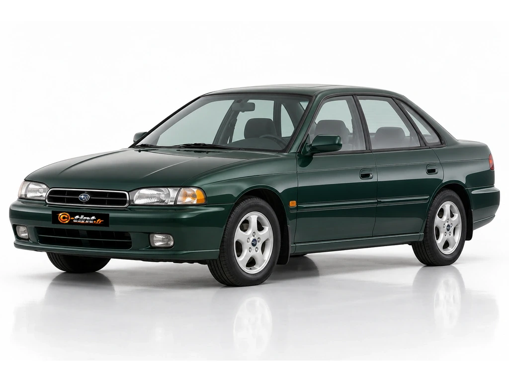 Subaru Legacy BD — Génération 2 — Berline · Berline · 4 portes — vue trois-quarts avant vers la gauche