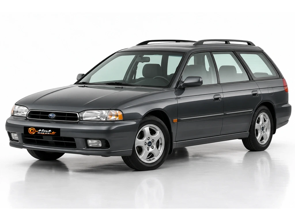 Subaru Legacy BG/BK — Génération 2 — Break · Break · 5 portes — vue trois-quarts avant vers la gauche