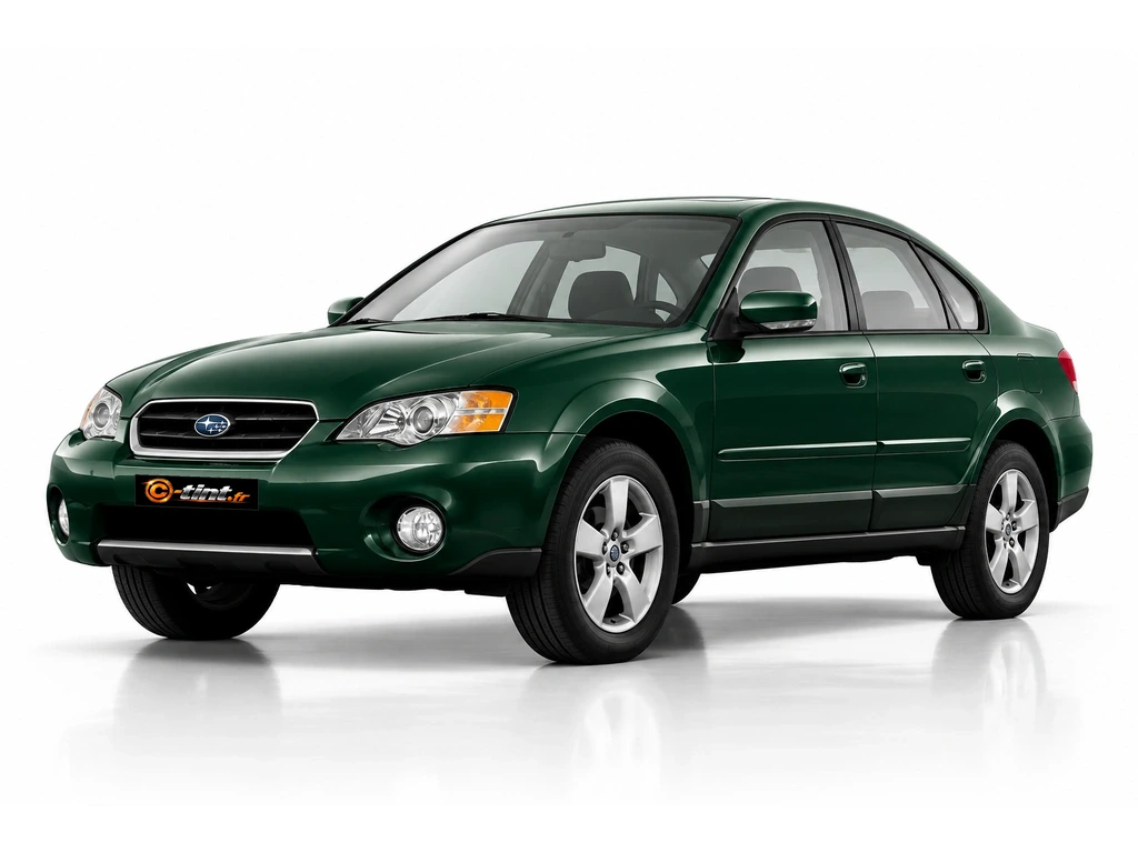Subaru Outback BL — Génération 3 — Berline · Berline · 4 portes — vue trois-quarts avant vers la gauche