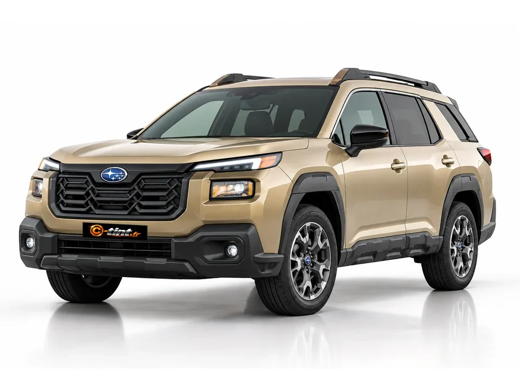 Subaru Outback Génération 7 · SUV · 5 portes — vue trois-quarts avant vers la gauche